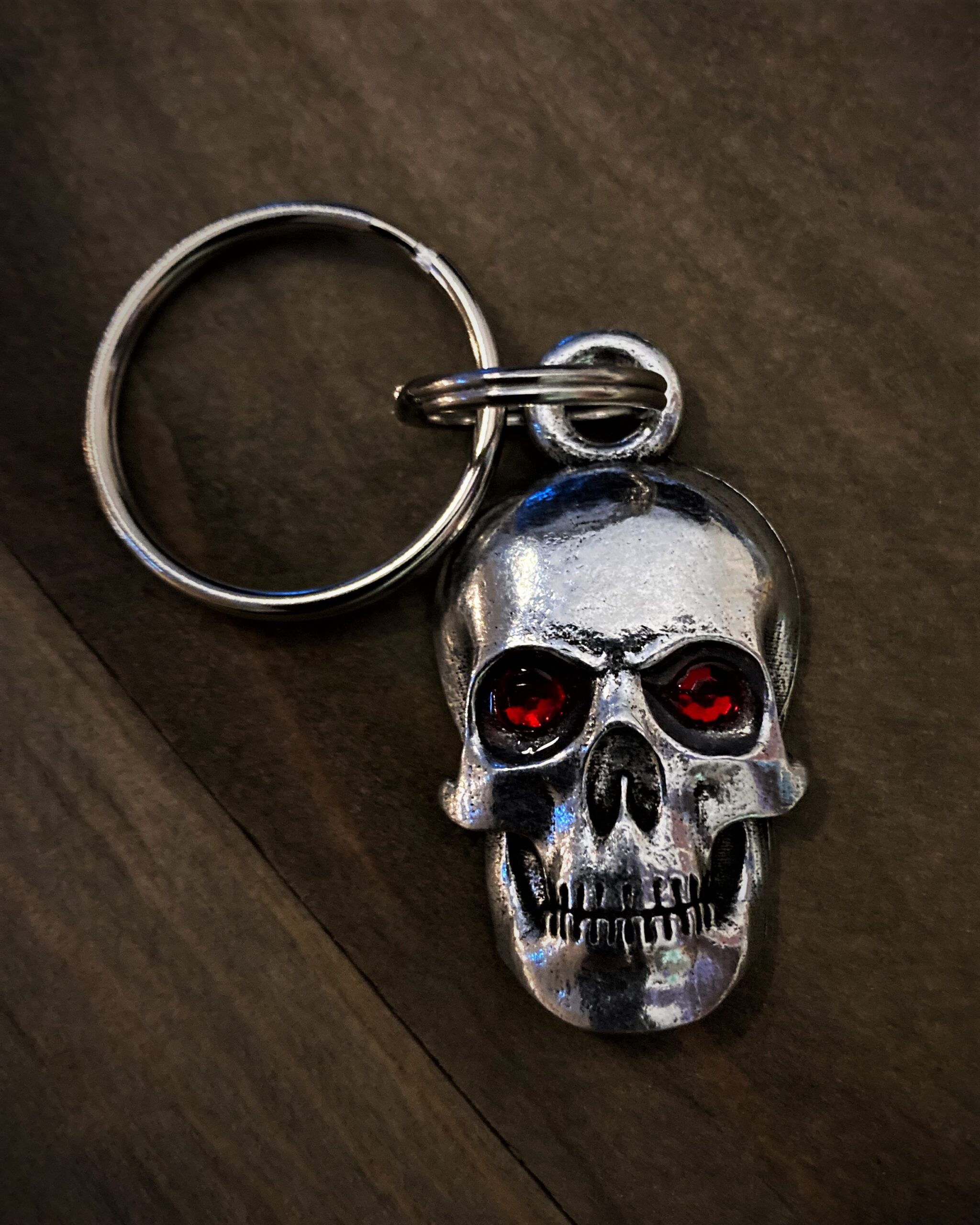 Evil Skull Diamond Keychain - Bravo Bells